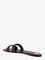 Saint Laurent Mabrouka leather sandals - Paris Brown