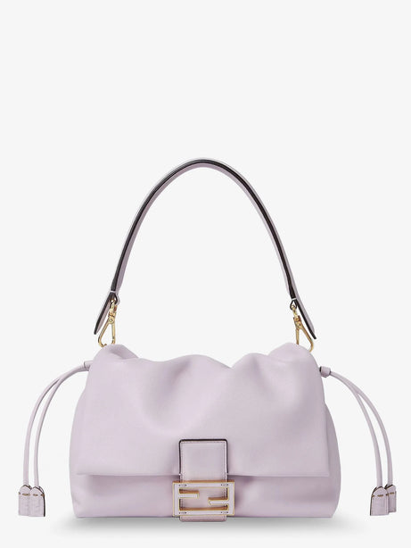 Fendi Mamma Baguette Medium leather crossbody bag - Anemone Os
