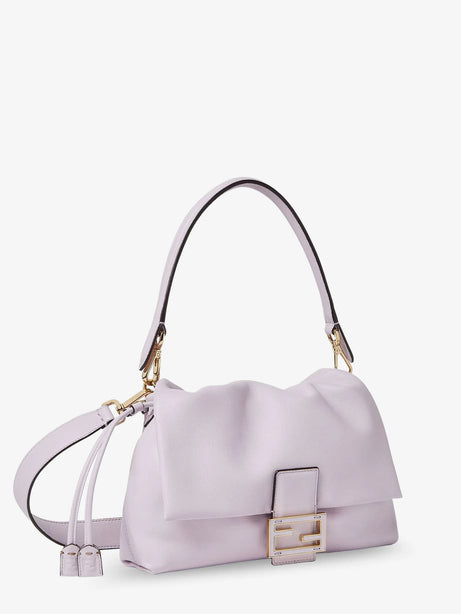 Fendi Mamma Baguette Medium leather crossbody bag - Anemone Os