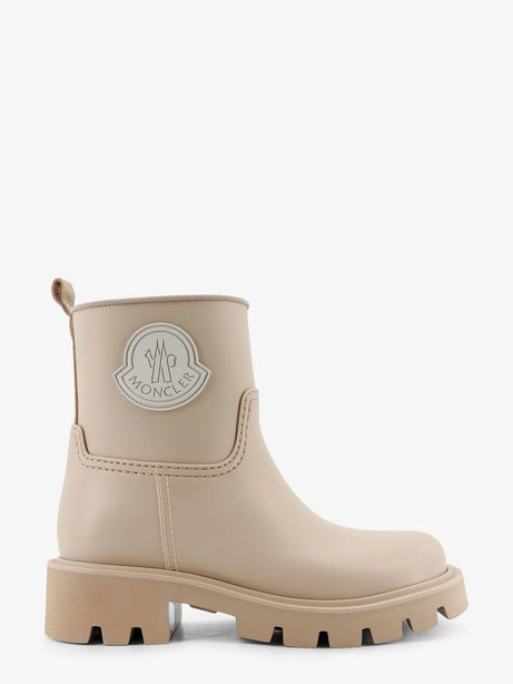 Moncler Kickstream rubber rainboots - Beige