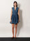 Alaia Wrap denim dress - Bleu Mineral