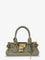 Chloe' Paddington leather shoulder bag - Aloegreen
