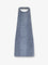 Self Portrait Rhinestone Croc Effect denim dress - Blue