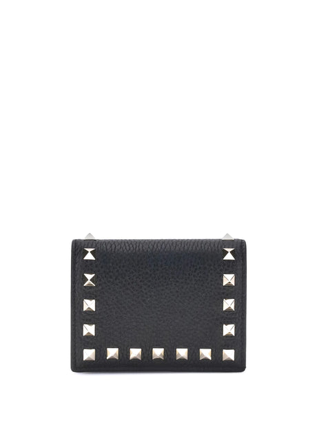 Valentino Garavani Rockstud leather Wallet - Black