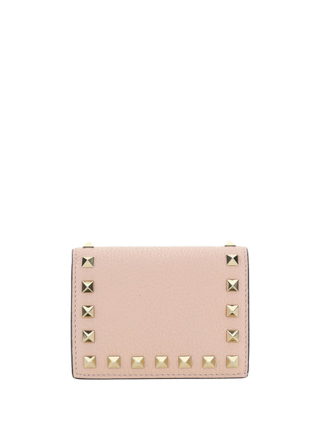 Valentino Garavani Rockstud Wallet - Rose Quartz