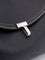 Toteme T-Lock Hammered Leather Shoulder Bag - Black