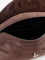 Toteme T-lock suede handbag - Brown