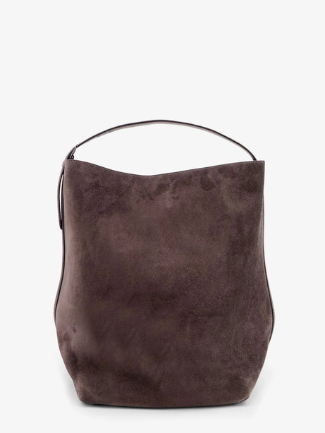 Toteme Suede Tote Bag - Granite