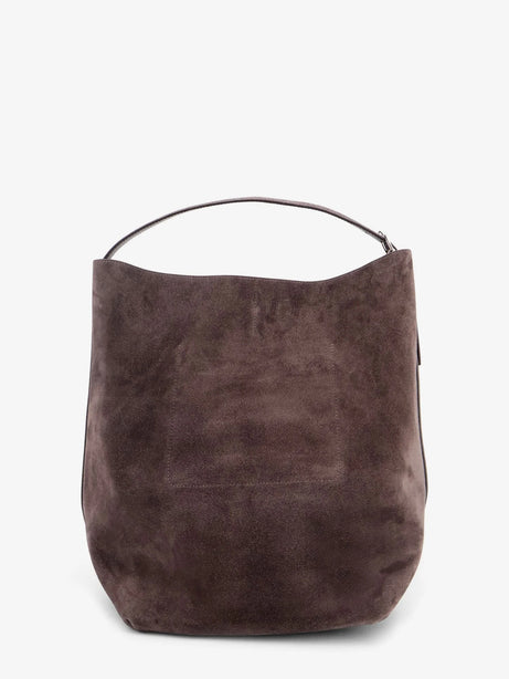 Toteme Suede Tote Bag - Granite