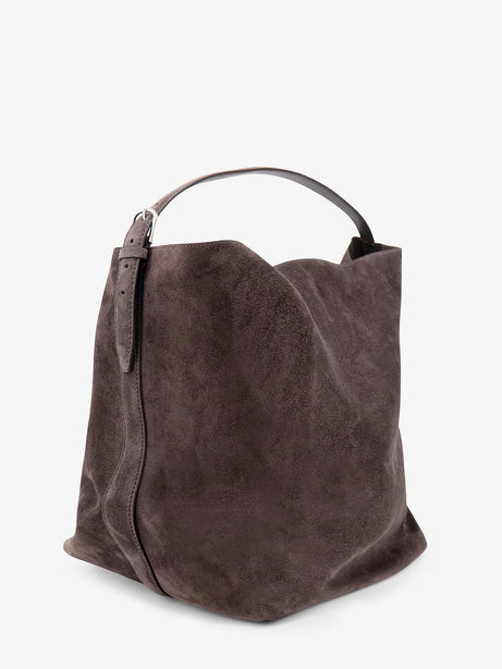 Toteme Suede Tote Bag - Granite