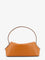 Toteme T-Lock hammered leather shoulder bag - Tan