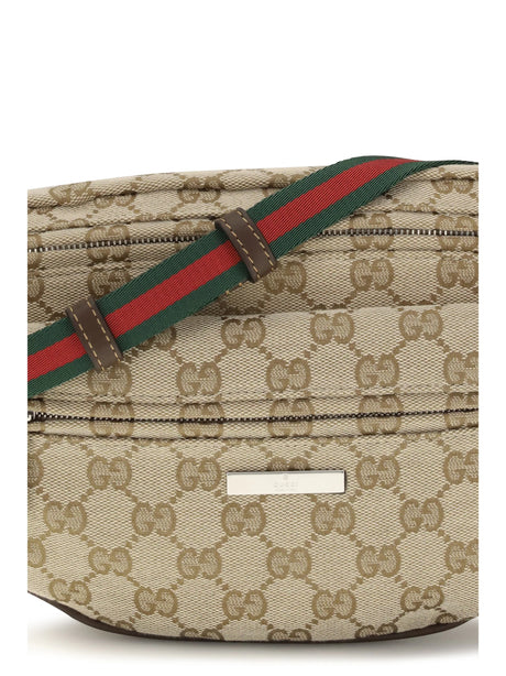 Gucci Small Tag Shoulder Bag - Vint.Sand/Dk Bro/Vrv