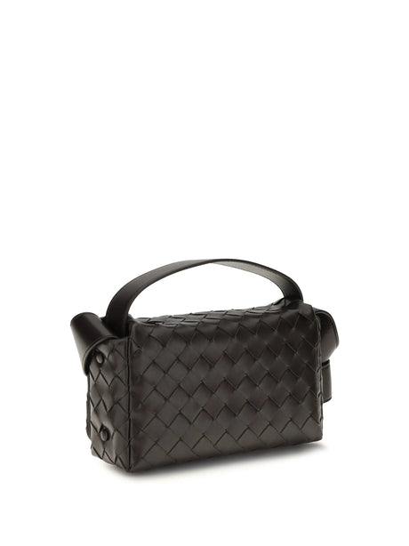 Bottega Veneta Intrecciato Shoulder Bag - Fondant-Silver