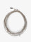 Brunello Cucinelli Wrap hematite and 925 Sterling silver bracelet - Ematitesteel