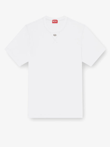 Diesel T-MADJUST-TR cotton T-shirt - Bianco