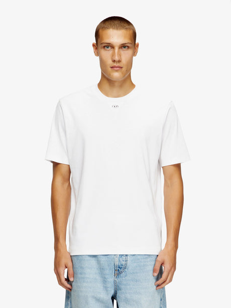 Diesel T-MADJUST-TR cotton T-shirt - Bianco