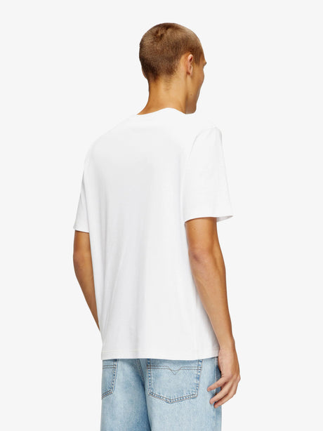 Diesel T-MADJUST-TR cotton T-shirt - Bianco
