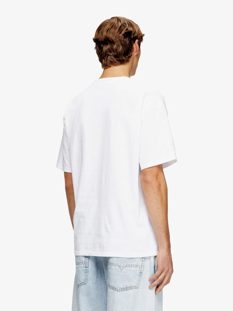 Diesel T-LUCIEN-IHBI cotton T-shirt - Bianco
