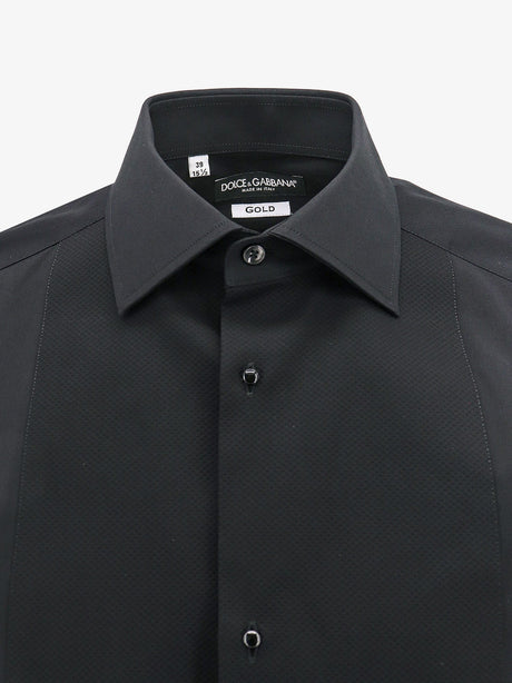 Dolce & Gabbana Gold cotton shirt - Nero