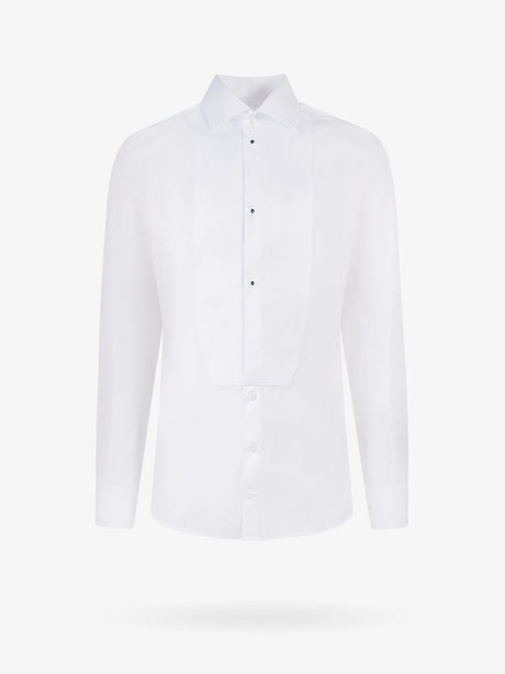 Dolce & Gabbana Gold cotton shirt - Bianco Ottico