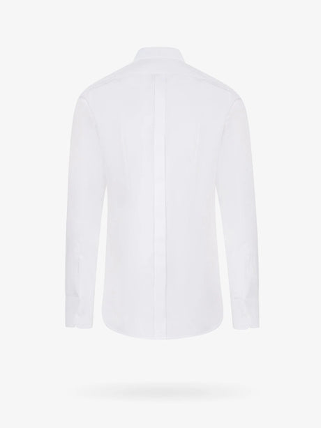 Dolce & Gabbana Gold cotton shirt - Bianco Ottico