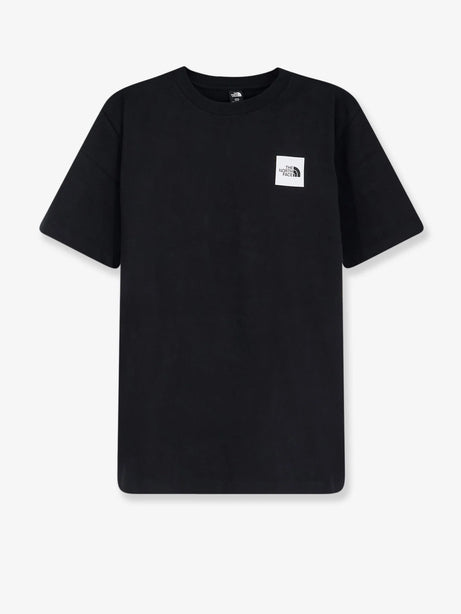 The North Face Cotton T-shirt logo on the front - Black