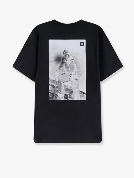 The North Face Cotton T-shirt logo on the front - Black