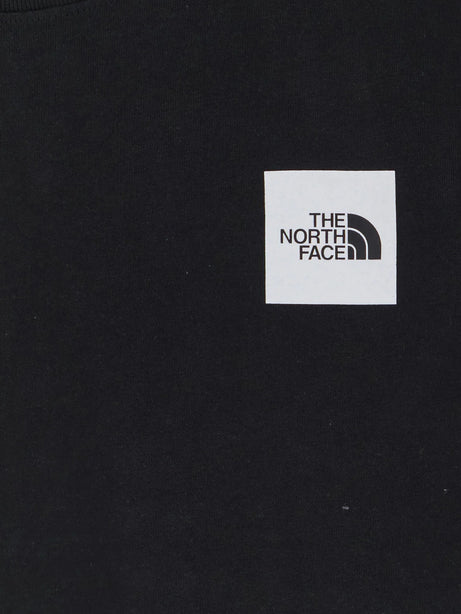 The North Face Cotton T-shirt logo on the front - Black
