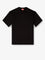 Diesel Cotton T-shirt with embroidered logo on the front - Nero