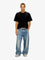 Diesel Cotton T-shirt with embroidered logo on the front - Nero