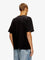 Diesel Cotton T-shirt with embroidered logo on the front - Nero
