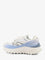 Moncler Trailgrip sneakers in technical fabric and mesh with side lettering logo - Bianco