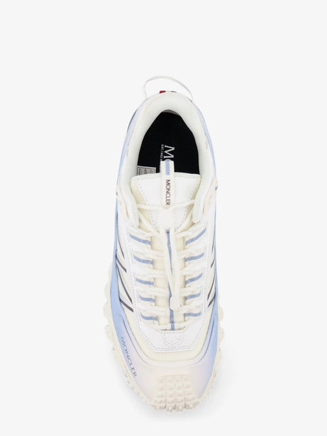 Moncler Trailgrip sneakers in technical fabric and mesh with side lettering logo - Bianco