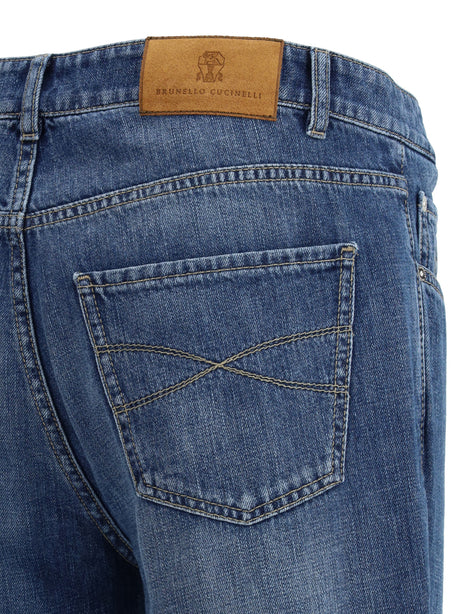 Brunello Cucinelli Cuffed Jeans - Denim Medium Old