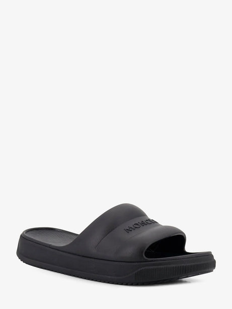 Moncler Altive rubber sandals - Nero