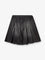 Diesel DE-SPIKI-S short denim skirt with washed-out effect - Nero