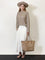 Brunello Cucinelli Viscose and linen skirt - Natural