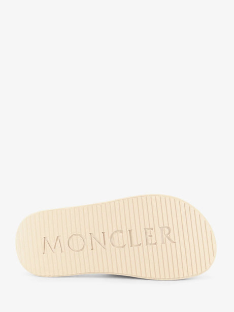 Moncler Altive rubber sandals - Avorio