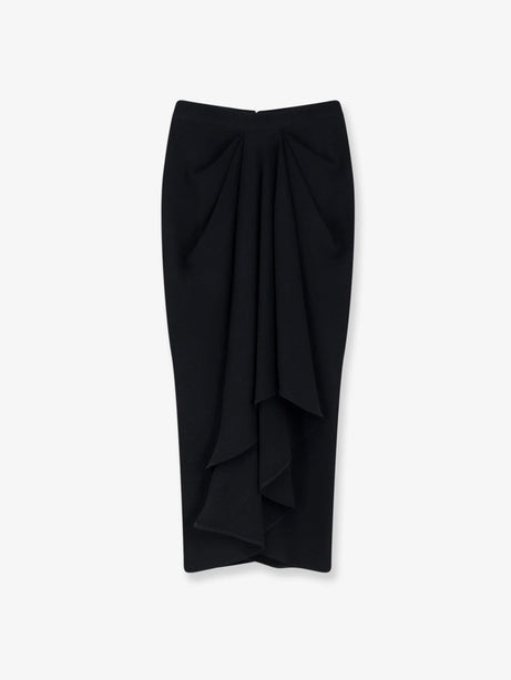 Givenchy Draped midi skirt - Black