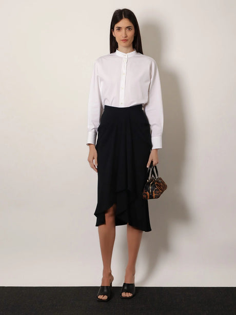 Givenchy Draped midi skirt - Black