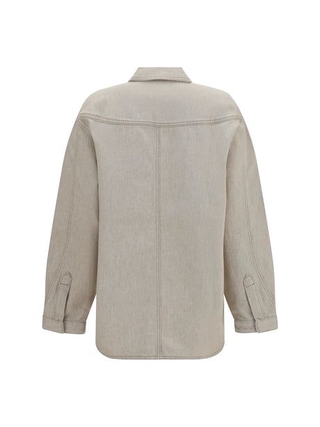Jacquemus Amelo-de-Nîmes denim Shirt - Light Beige