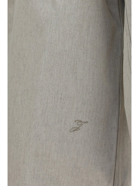 Jacquemus Amelo-de-Nîmes denim Shirt - Light Beige