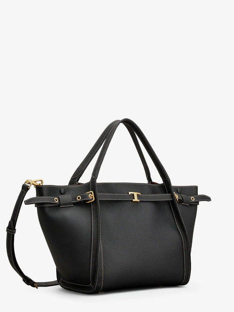 Tod'S Hammered laeather tote bag - Nero