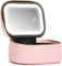 StitchesandTweed Portable Makeup Her Pouch with LED Mirror - Rose D'ete