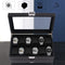 StitchesandTweed 24 Slot 2 Tier Black Watch Box