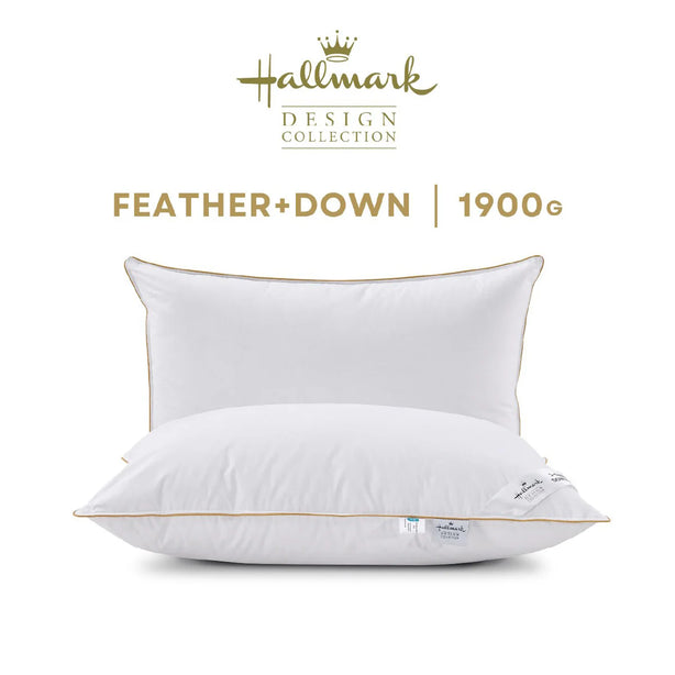 Hallmark Feather Down 3-Chamber Pillow