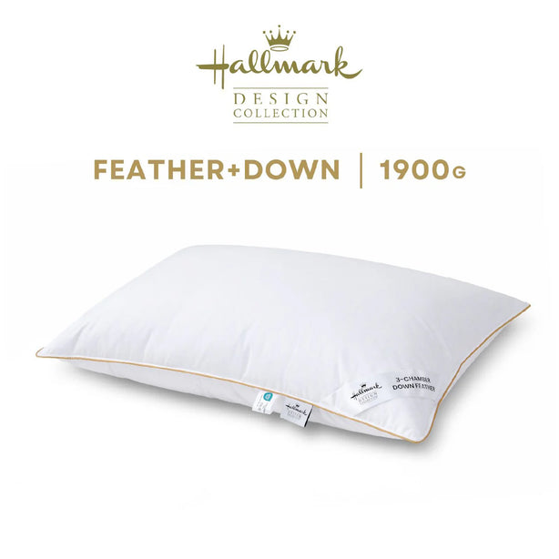 Hallmark Feather Down 3-Chamber Pillow