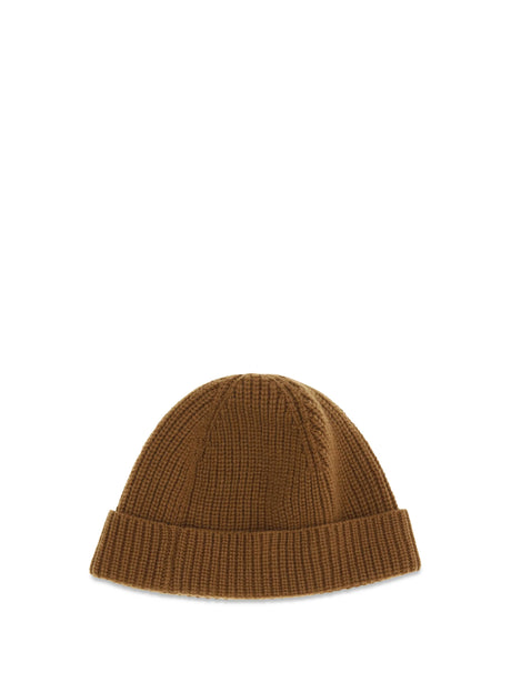 Valentino Garavani VLogo Beanie in cashmere - Camel