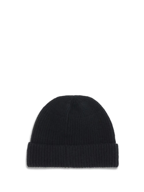 Prada Beanie Hat with logo - Black