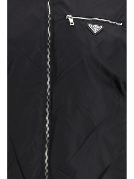Prada Reversible wool and re-nylon Jacket - Black